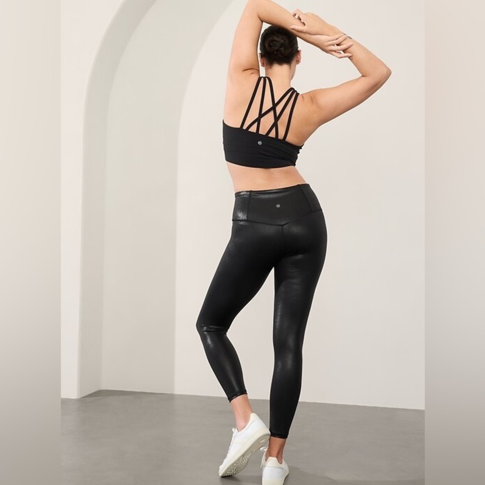 Athleta Elation Ultra High Rise Shine Leggings